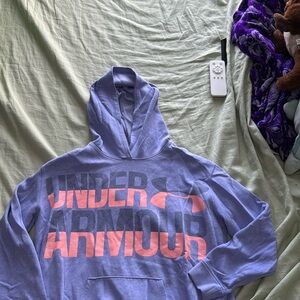 Purple And Pink Under Armour YXL Hoodie